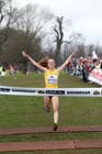 Emelia Gorecka, wins the Under-20 Women McCain Inter Counties Cross Country, Cofton Park, Birmingham.